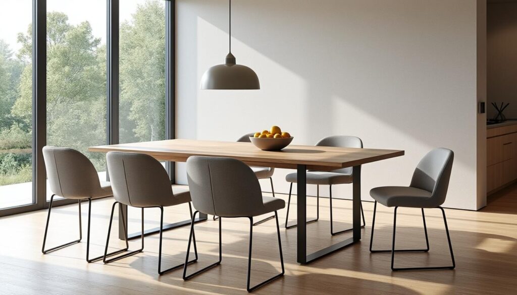 découvrez nos conseils pour choisir une table de 6 personnes adaptée à votre espace, alliant confort et optimisation de votre pièce.