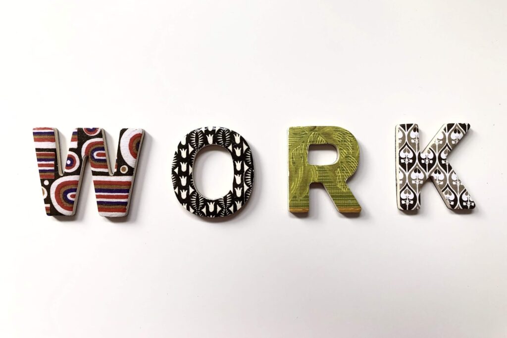 Work in Colorful Alphabets