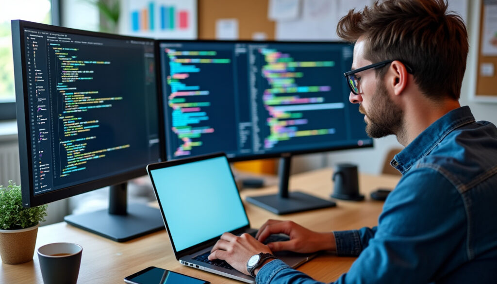 découvrez le métier de développeur d'applications : missions, langages de programmation indispensables et salaire moyen pour bien orienter votre carrière.