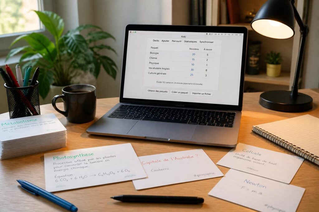 découvrez comment créer et utiliser des cartes mémoires efficaces avec anki pour optimiser votre apprentissage grâce aux flashcards personnalisées.
