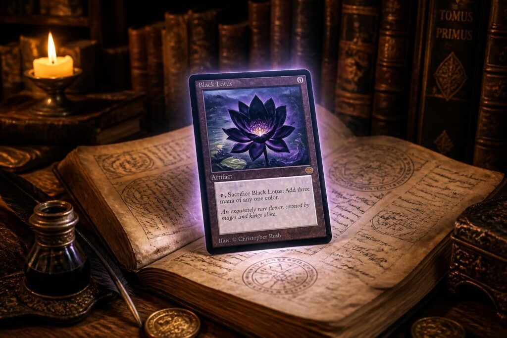 découvrez l’histoire fascinante et la valeur exceptionnelle de la carte mythique blacker lotus dans magic the gathering, un trésor convoité par les collectionneurs et les joueurs.