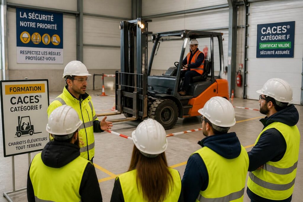 découvrez tout sur le caces catégorie f : formations obligatoires, réglementations en vigueur et durée de validité du certificat pour une conduite sécurisée.