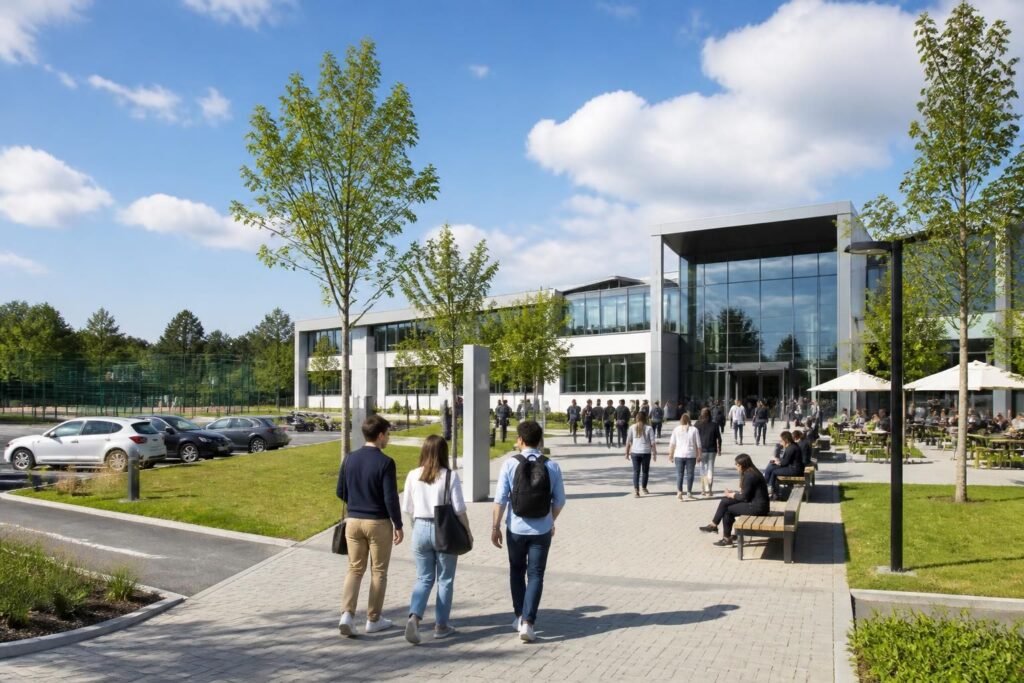 découvrez le campus enova à labège toulouse : présentation complète, informations pratiques, services et accès pour étudiants et visiteurs.