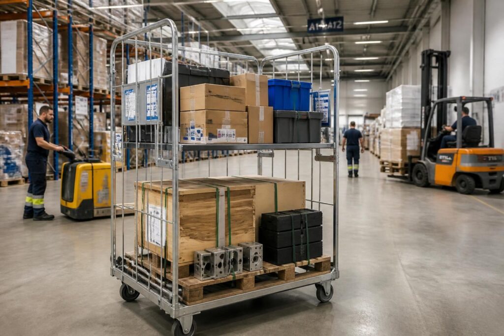découvrez les caractéristiques et les usages du roll conteneur 2 côtés dans la logistique moderne, un équipement essentiel pour le transport et le stockage efficaces des marchandises.